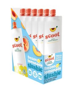 Scoot Frozen Peach Lemonade Slushie 3oz Pouch