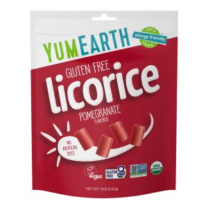 YumEarth Organic Pomegranate Licorice 5oz Bag