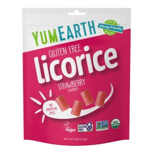 YumEarth Organic Strawberry Licorice 5oz Bag
