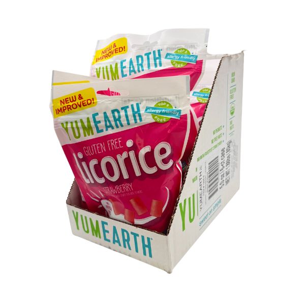 YumEarth Organic Strawberry Licorice 5oz Bag - Image 2