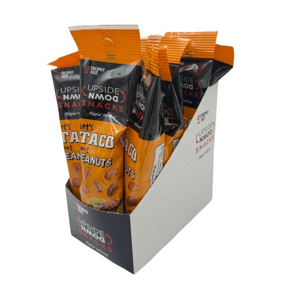 Upside Down Snacks Taco Peanuts 2.25oz - Image 2