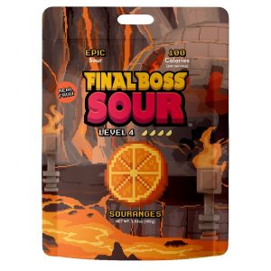 Final Boss Sour Level 4 Souranges 3.5oz Bag