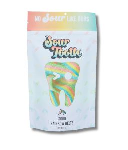 Sour Tooth Rainbow Belts - 4oz Bag