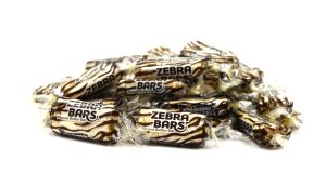 Atkinson's Zebra Peanut Butter Bar, 10oz Wrapped Bulk Candy