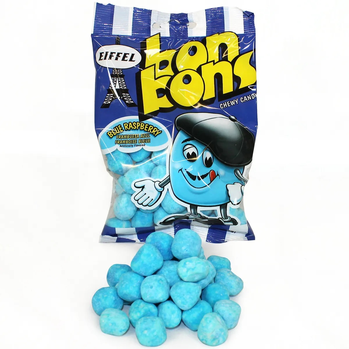 Eiffel BonBons Chewy Candy Blue Raspberry, 4oz Bag - Image 2