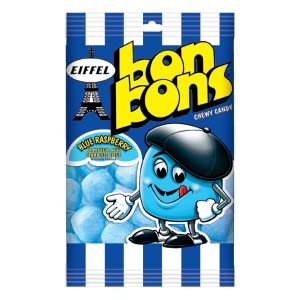 Eiffel BonBons Chewy Candy Blue Raspberry, 4oz Bag