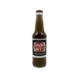Grandpa Joe's Black Licorice Soda, 12fl oz Glass Bottle Soda