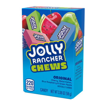 Jolly Rancher Chews, Original Flavors 2.06oz Box - Grandpa Joe's