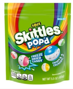 Skittles Pop'd Sour Freeze Dried 5.5oz