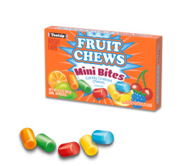 その他 mini sweets Tootsie Fruit Chews Mini Bites 3.5oz Theater Box - Grandpa Joe's