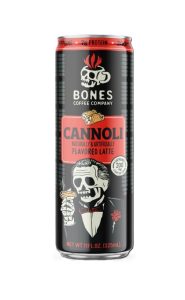 Bones Coffee Ready-to-Drink Cannoli Latte, 11oz Can