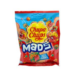 Chupa Chups Mads Soft & Crunchy Fruit Cubes 115g Bag