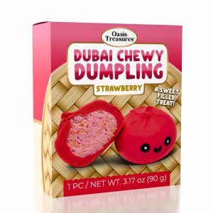 Dubai Chewy Dumpling Strawberry 3.17oz