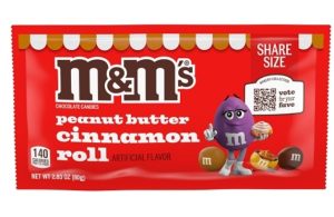 M&M's Peanut Butter Cinnamon Roll Share Size 2.83oz