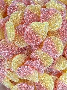 Swedish Candy Fizzy Peaches - Bulk Candy - 12oz
